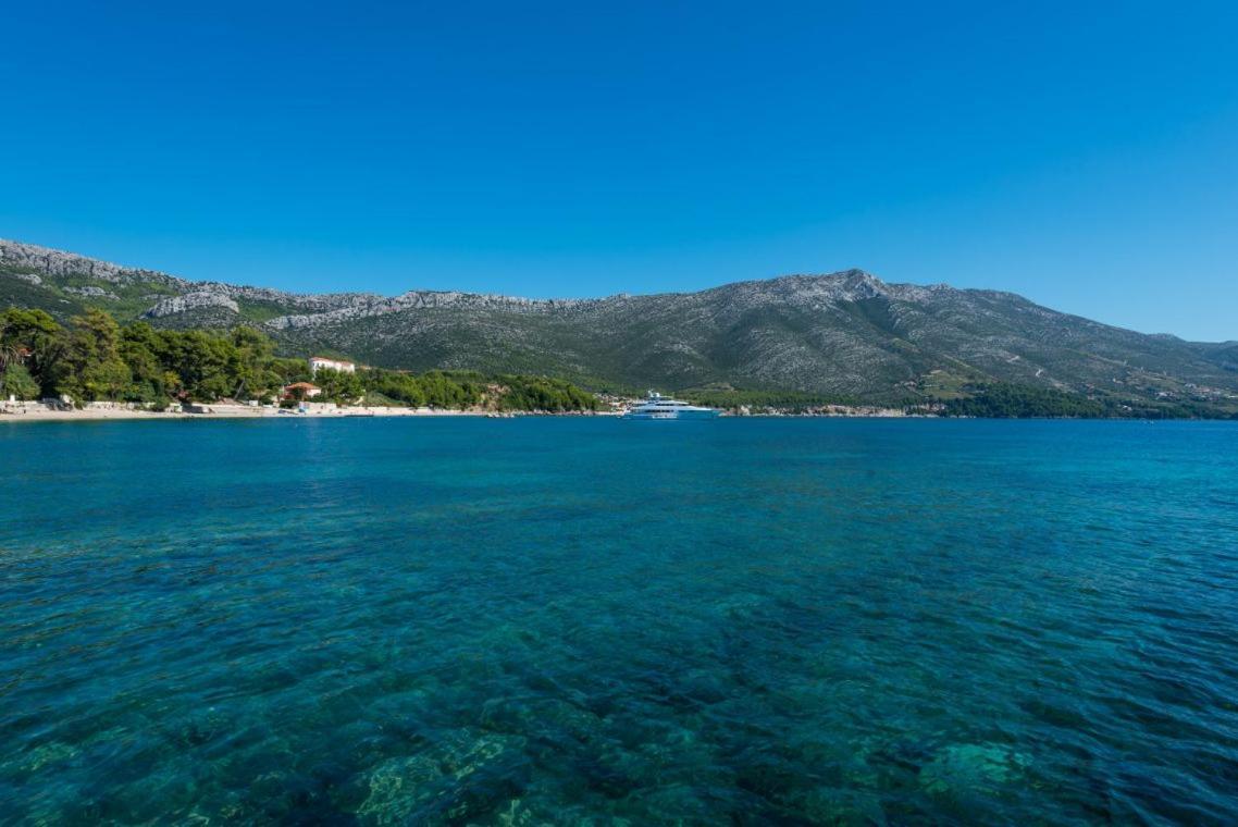 Luxury Beachfront Villa Mare With Private Pool At The Beach Orebic - Peljesac Ngoại thất bức ảnh