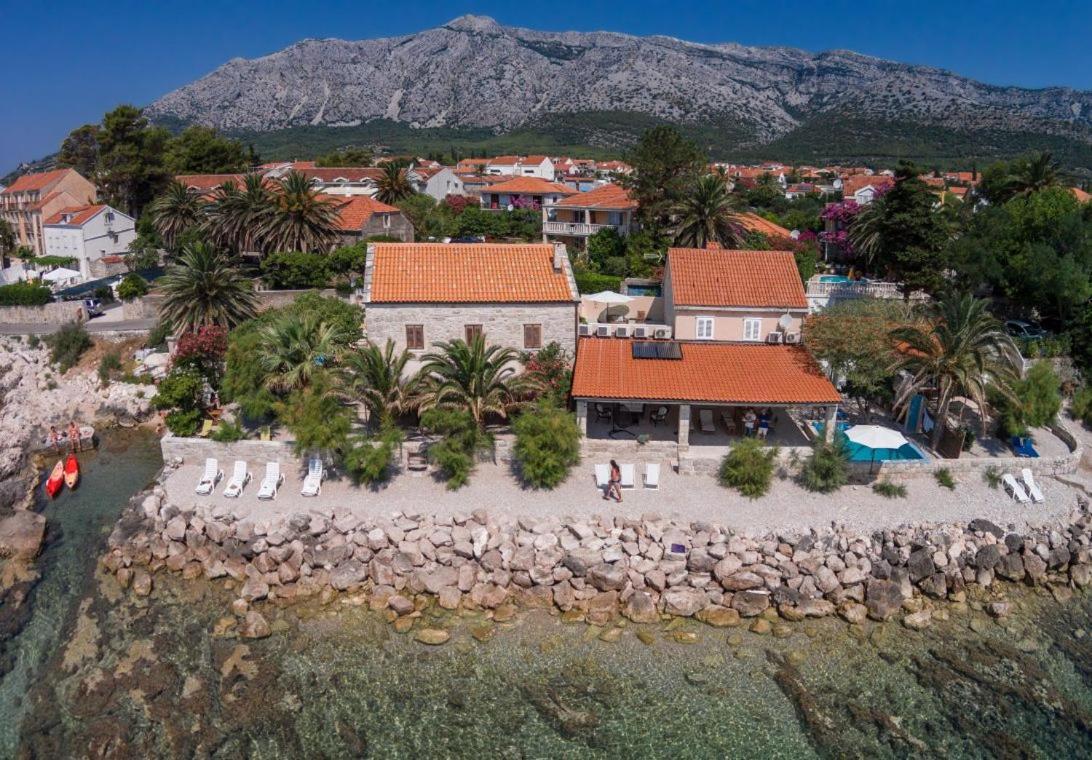 Luxury Beachfront Villa Mare With Private Pool At The Beach Orebic - Peljesac Ngoại thất bức ảnh